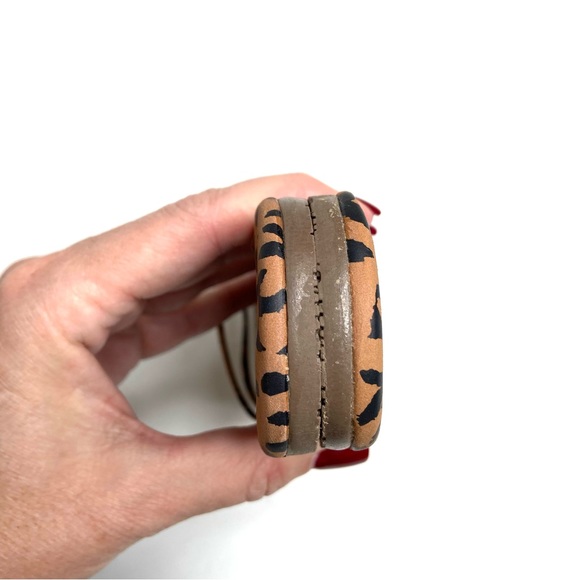 TKEES Gemma Cheetah 2 Strap Samdals - Picture 9 of 12